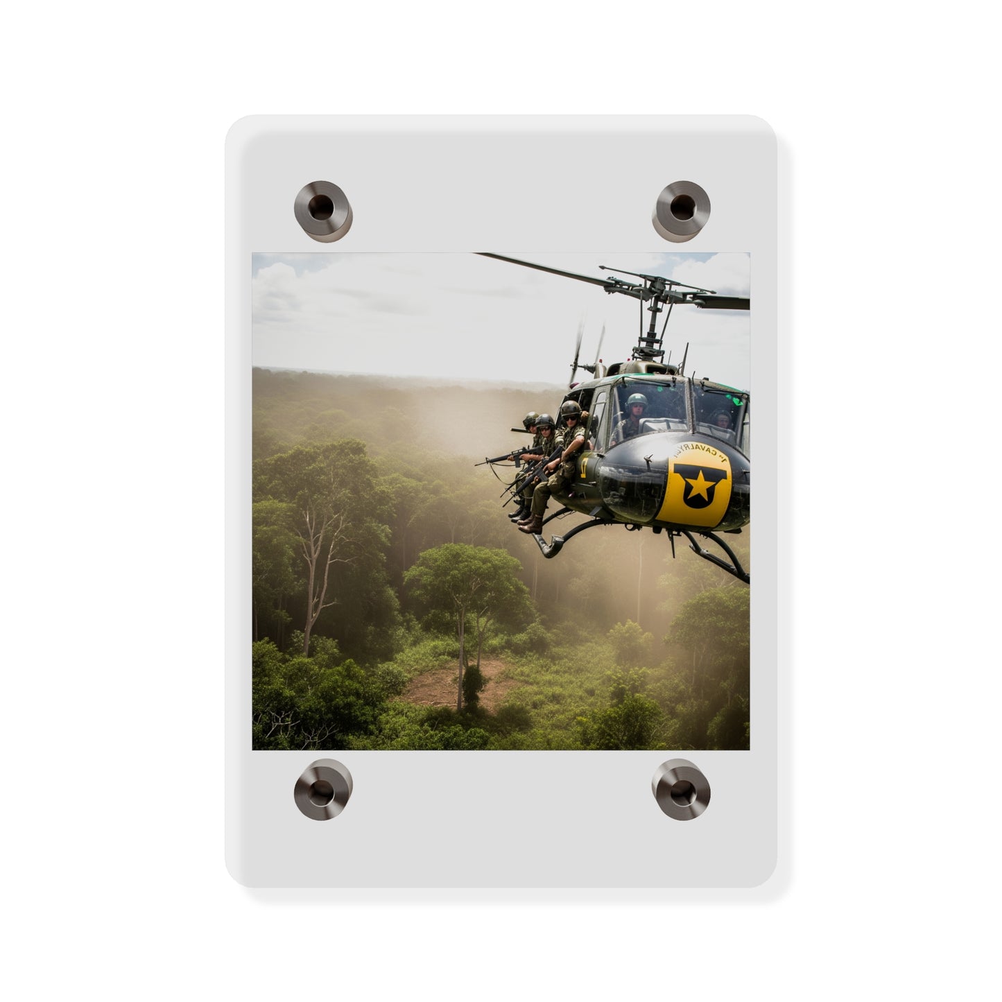 Acrylic Wall Art Panel - 1st Cavalry Division - Air Assault - Vietnam