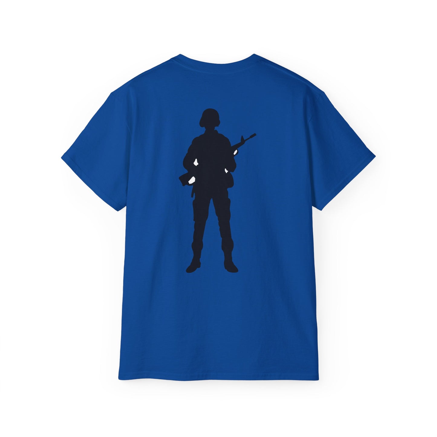 Unisex Ultra Cotton Tee - Army - Soldier - Silhouette X 300
