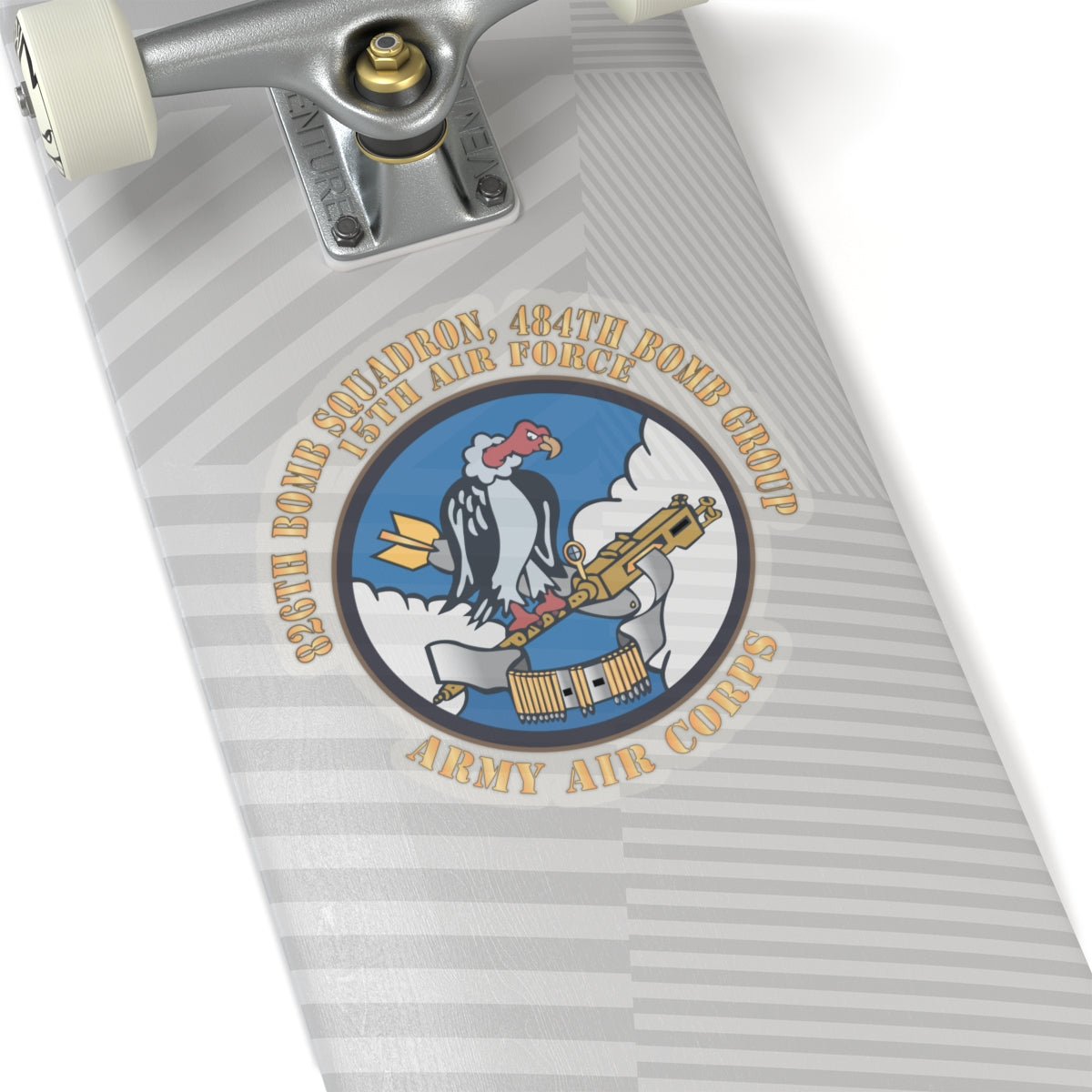 Kiss-Cut Stickers - AAC - 826th Bomb Squadron, 484th Bomb Group - 15th AAF X 300