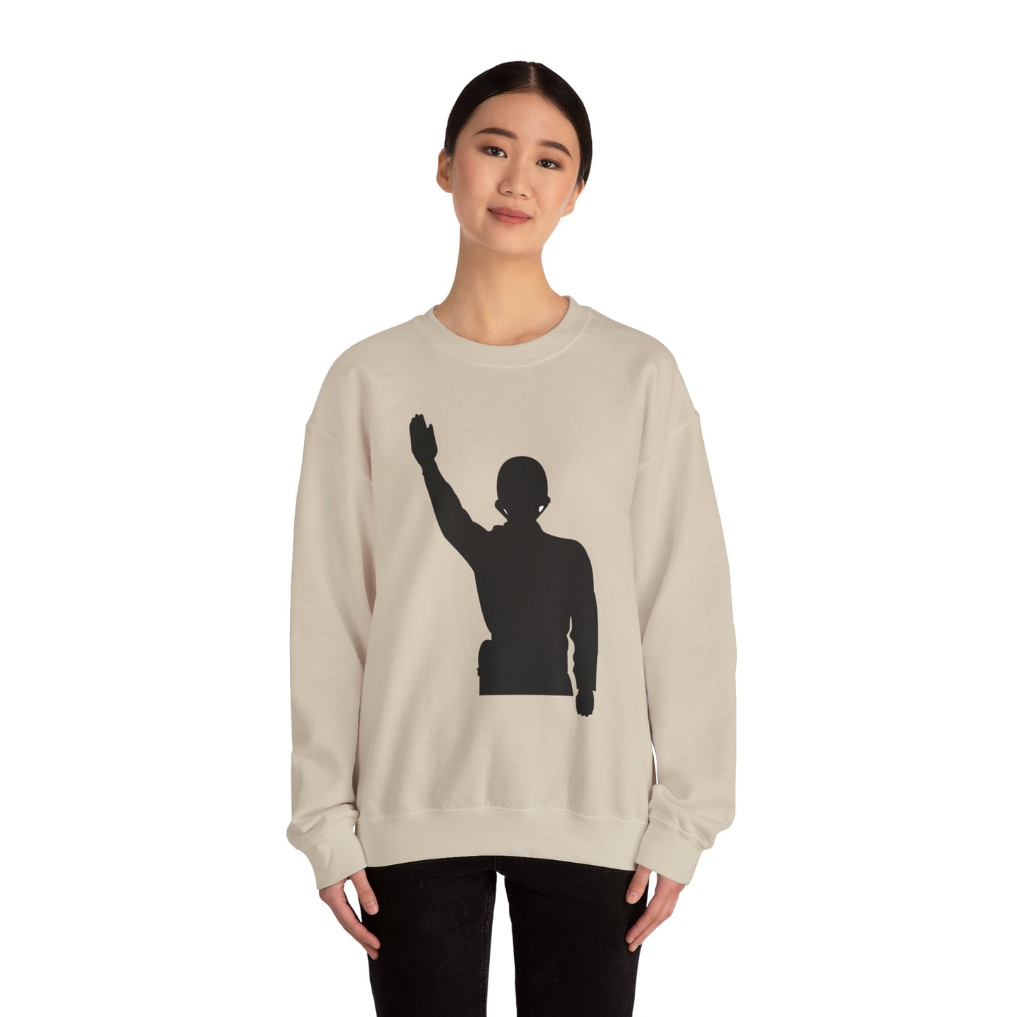 Crewneck Sweatshirt - Army - Soldier - Halt - Silhouette X 300