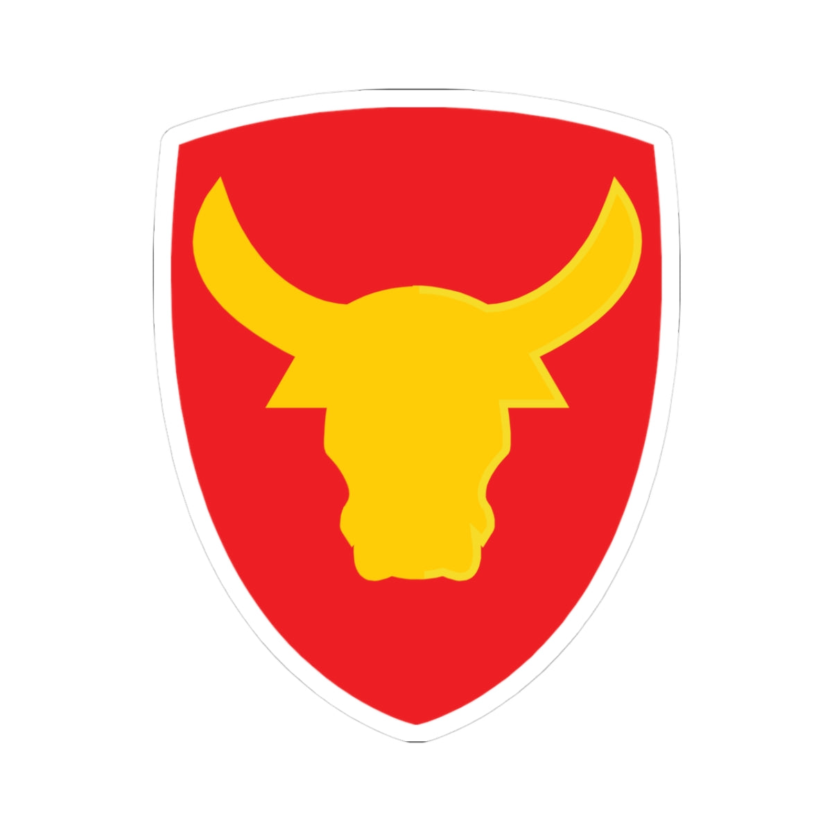 Kiss-Cut Stickers - 12th Infantry Division - SSI wo Txt - Philippine Division x 300