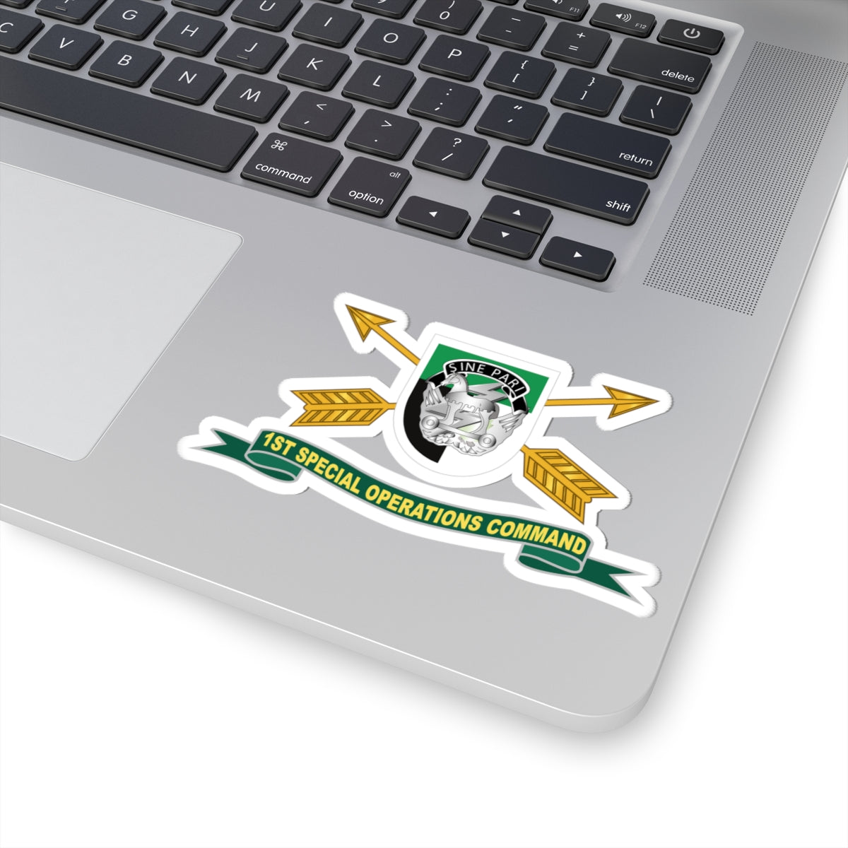Kiss-Cut Stickers - 1st Special Operations Command (SOCOM) Flash w Br - Ribbon X 300