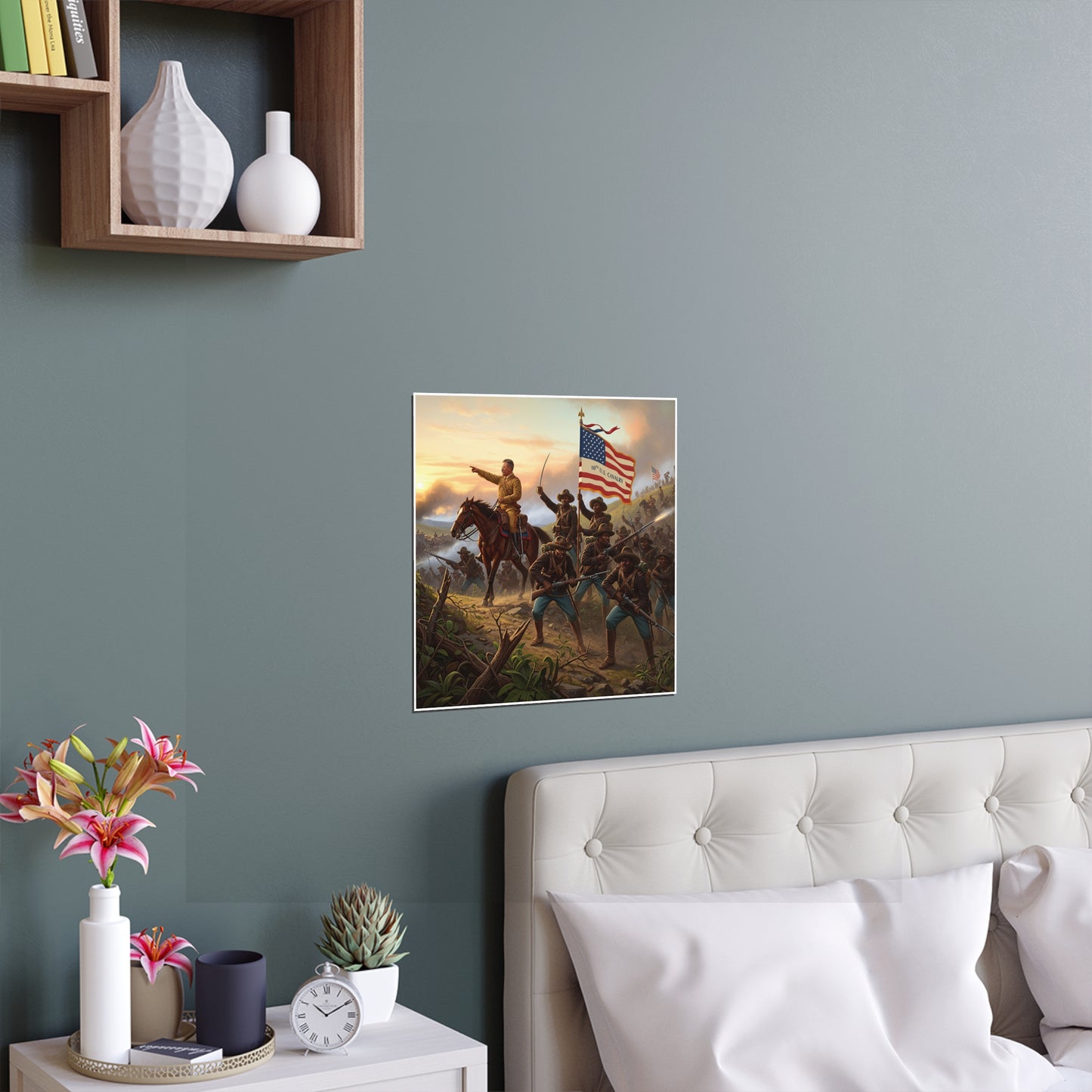Indoor and Outdoor Silk Posters - Charge up JanJuan Hill