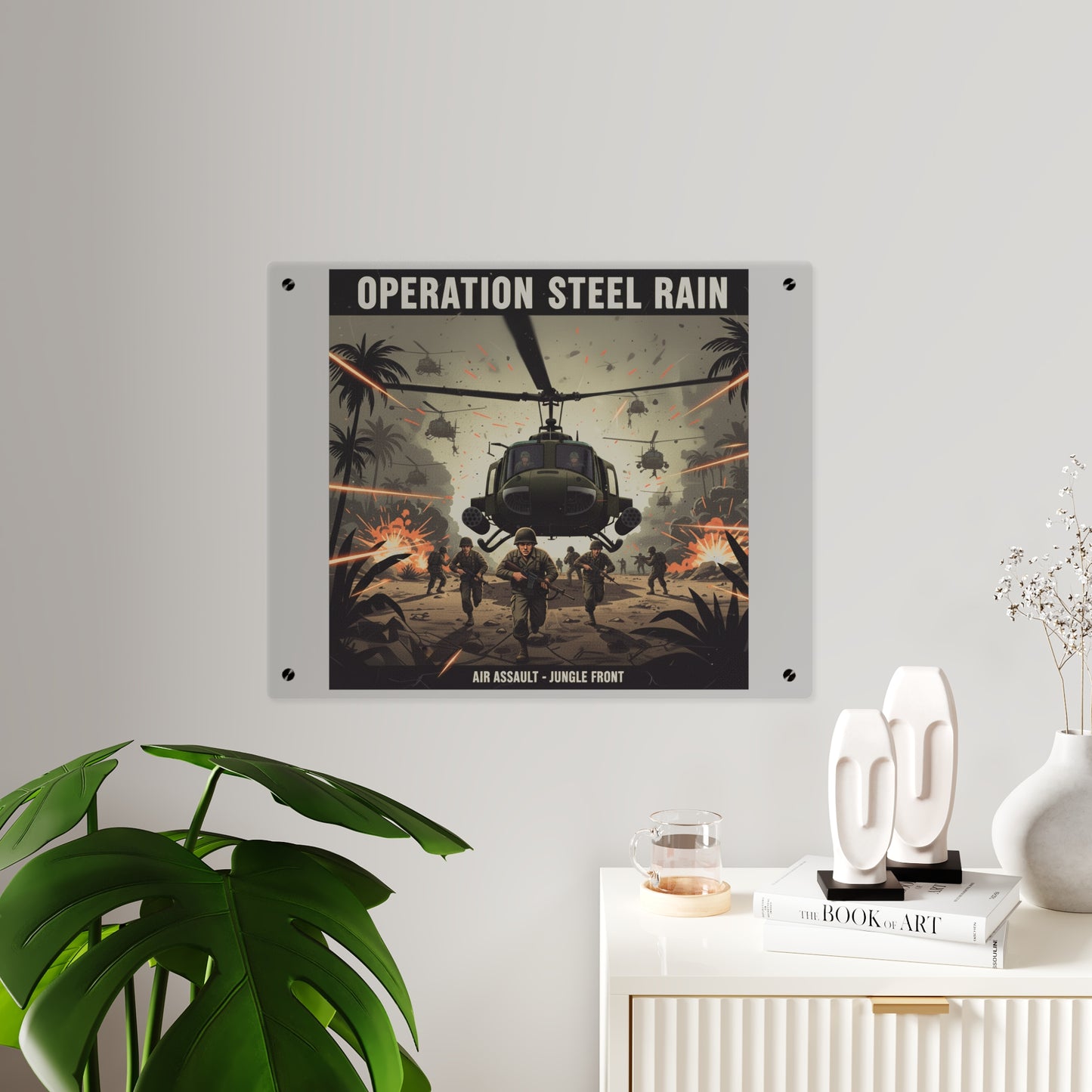 Acrylic Wall Art Panel - Air Assault - Vietnam - Operation Steel Rain