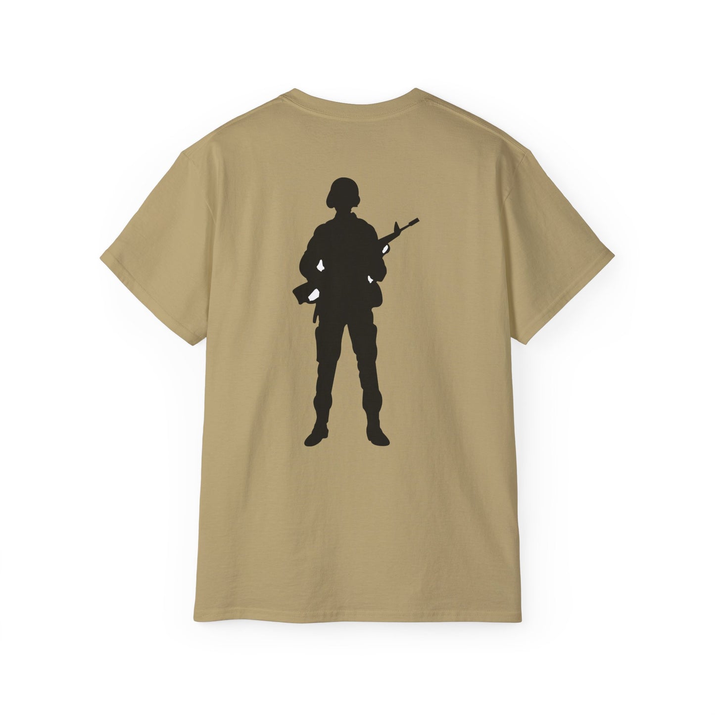 Unisex Ultra Cotton Tee - Army - Soldier - Silhouette X 300