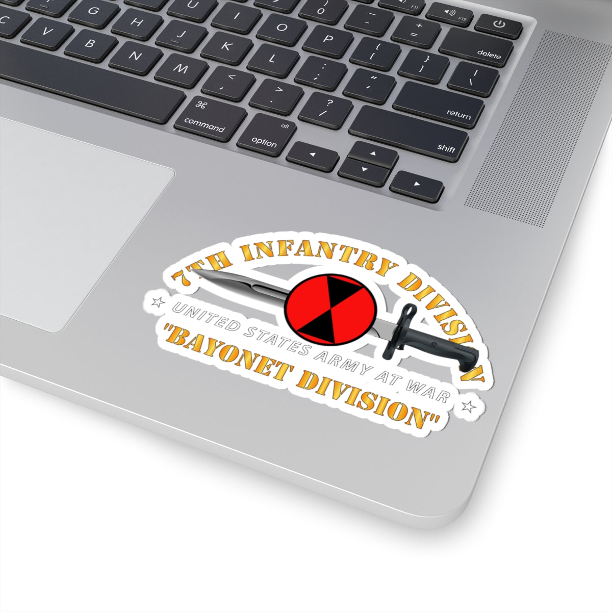 Kiss-Cut Stickers - 7th Infantry Division - Bayonet Division
