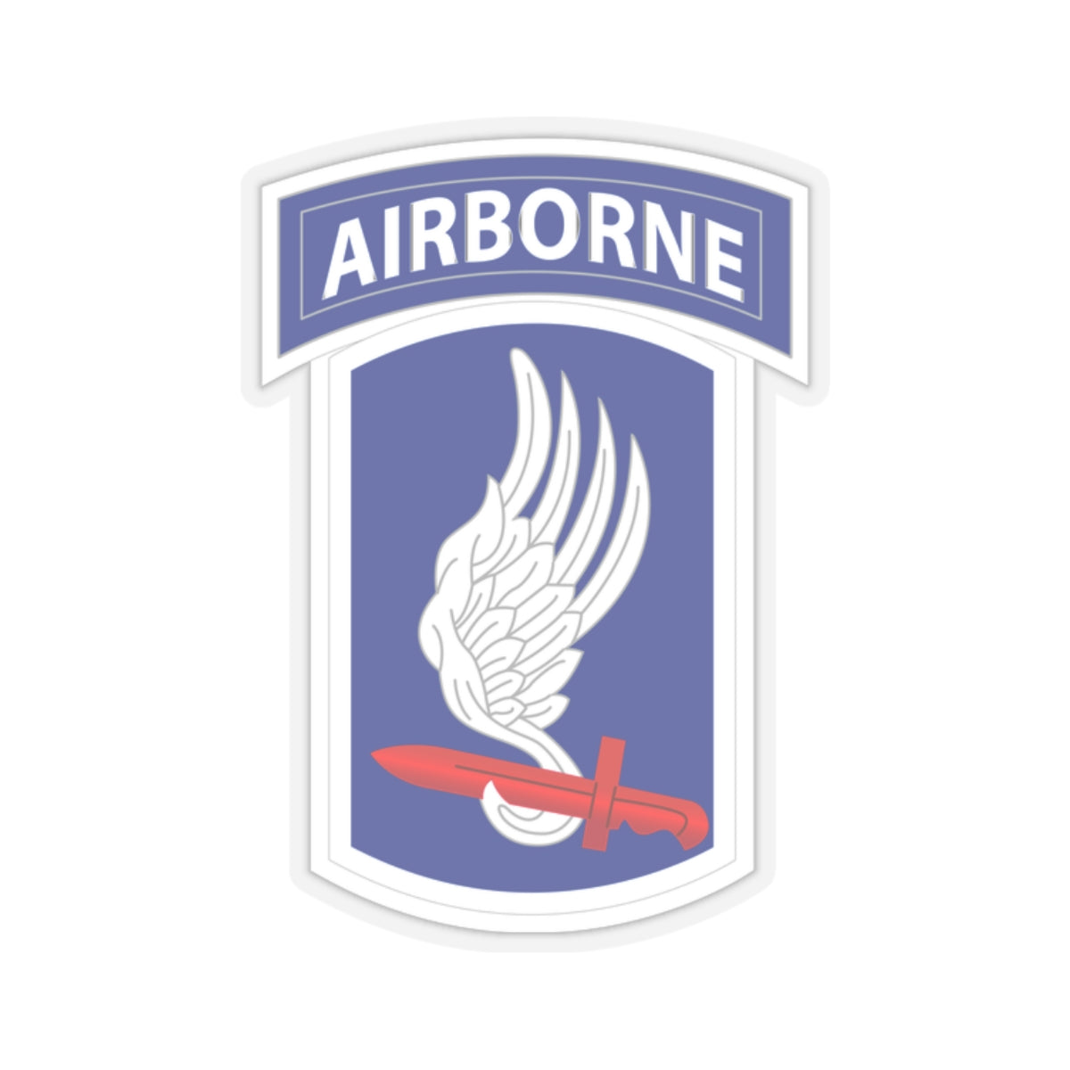 Kiss-Cut Stickers - SSI - 173rd Airborne Brigade wo Txt