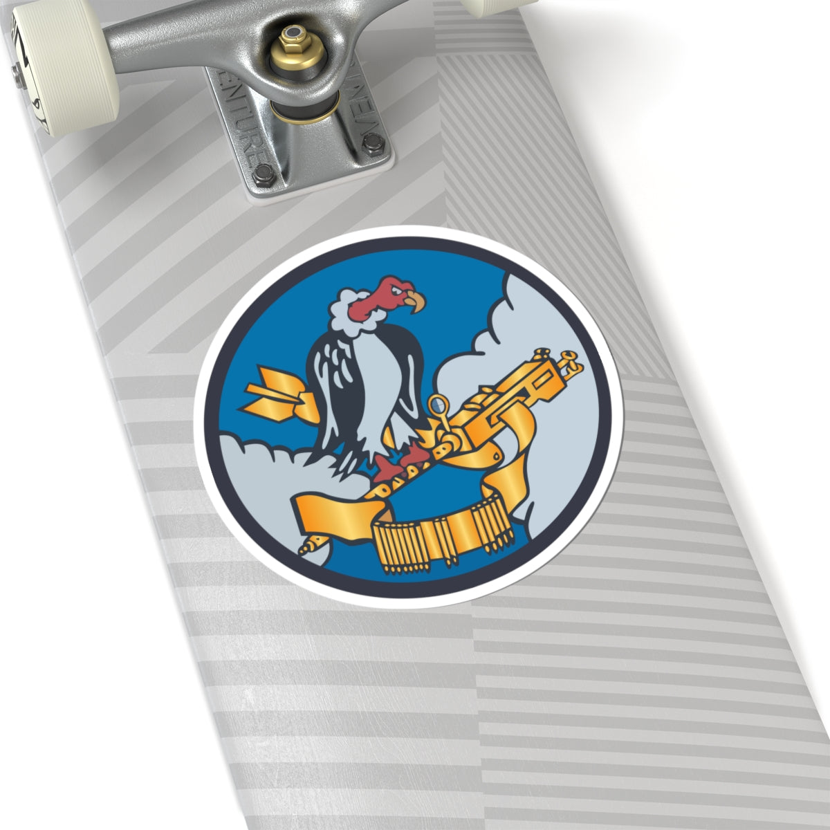 Kiss-Cut Stickers - 824th Bomb Squadron, 484th Bomb Group - 15th AAF wo Txt X 300