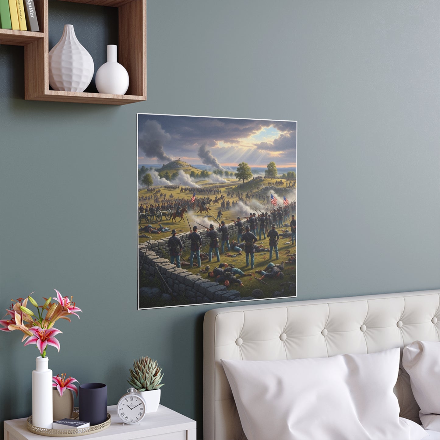 Indoor and Outdoor Silk Posters - Battle of Gettysburg