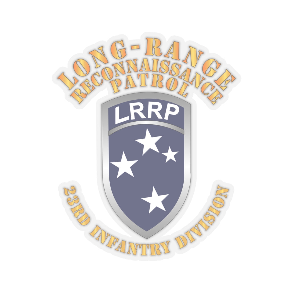 Kiss-Cut Stickers - SOF - 23rd ID - LRRP