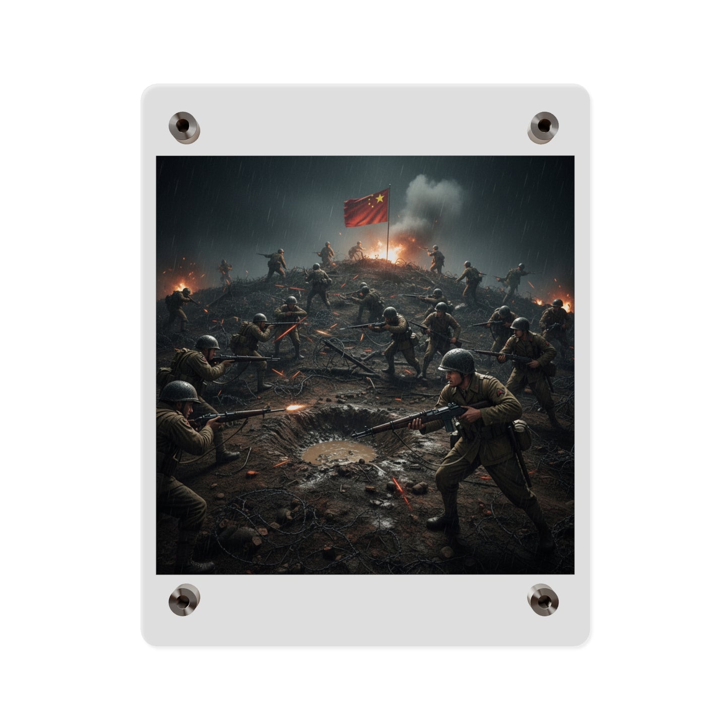 Acrylic Wall Art Panel - PorkChop Hill - Korean War