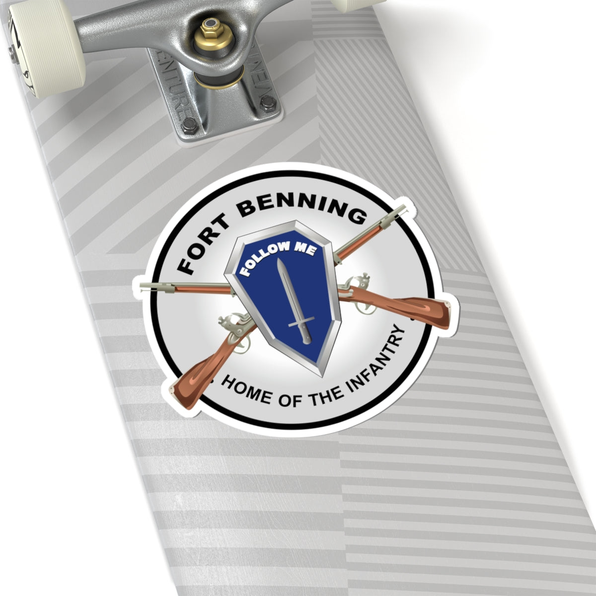 Kiss-Cut Stickers - Fort Benning, GA - Home of the Infantry