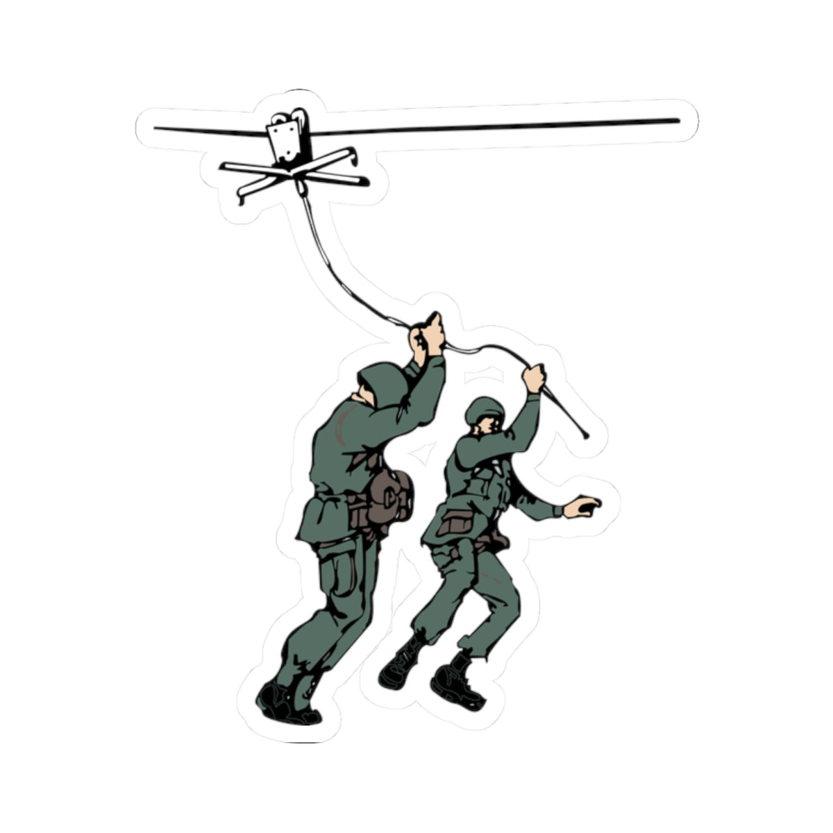 Kiss-Cut Stickers - Airborne - Lateral Drift Trainer X 300