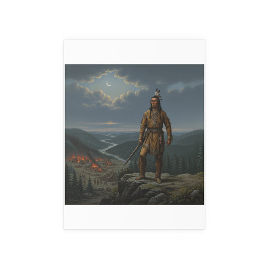 Indoor and Outdoor Silk Posters - The Last Mohican