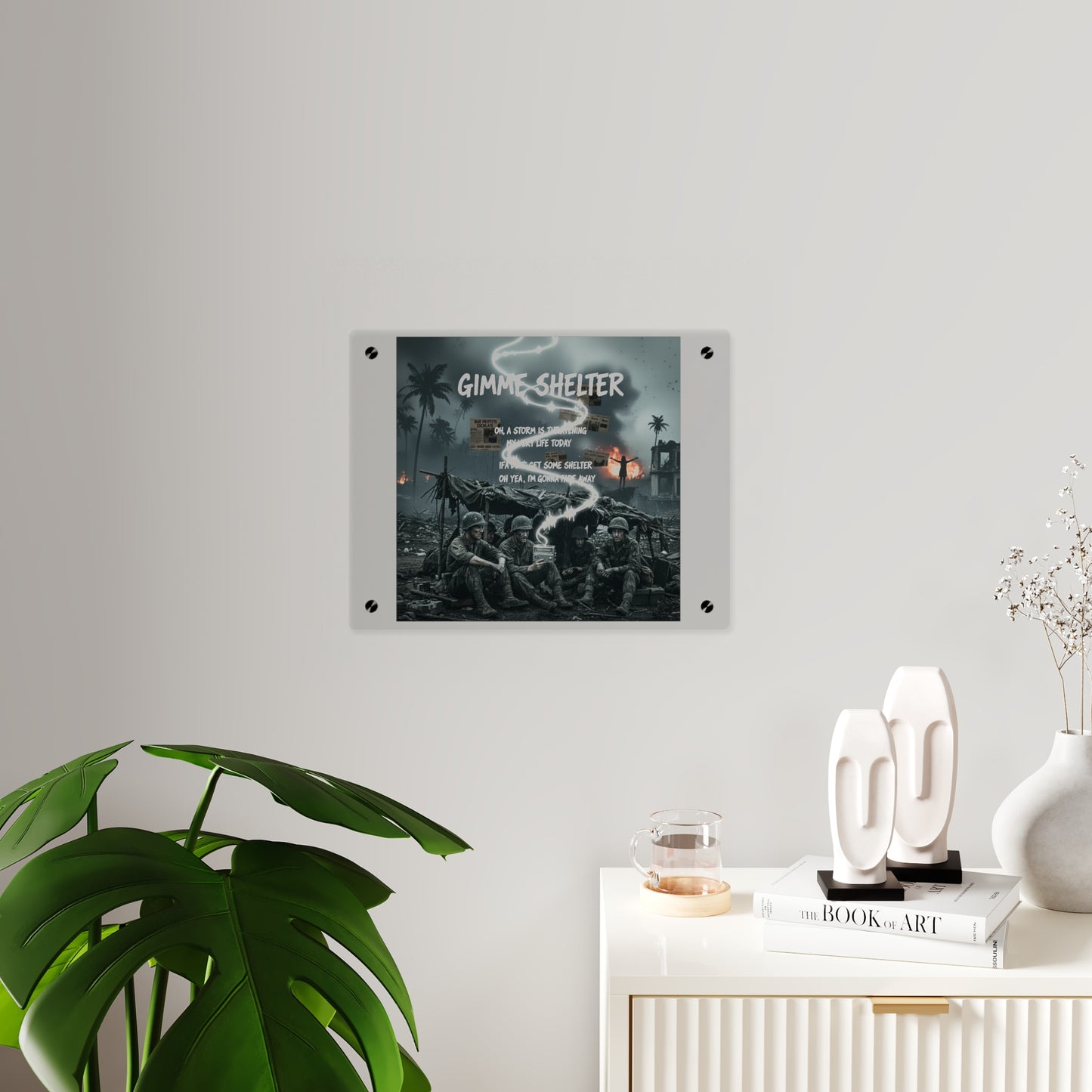 Acrylic Wall Art Panel - Giveme Shelter X 2024