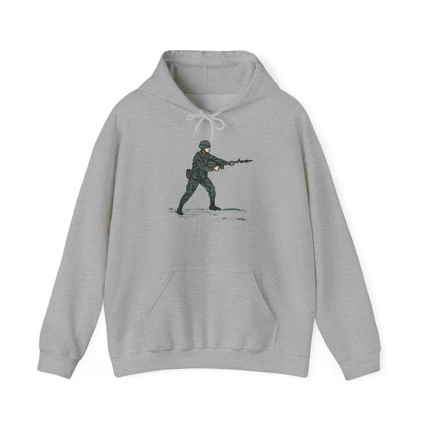 Unisex Heavy Blend Hooded Sweatshirt - Bayonet Training-Modified Thrust X 300