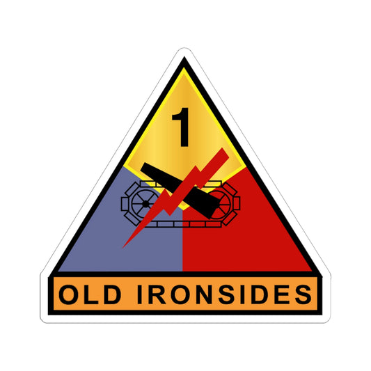 Kiss-Cut Stickers - 1st Armored - Old Ironsides wo Txt