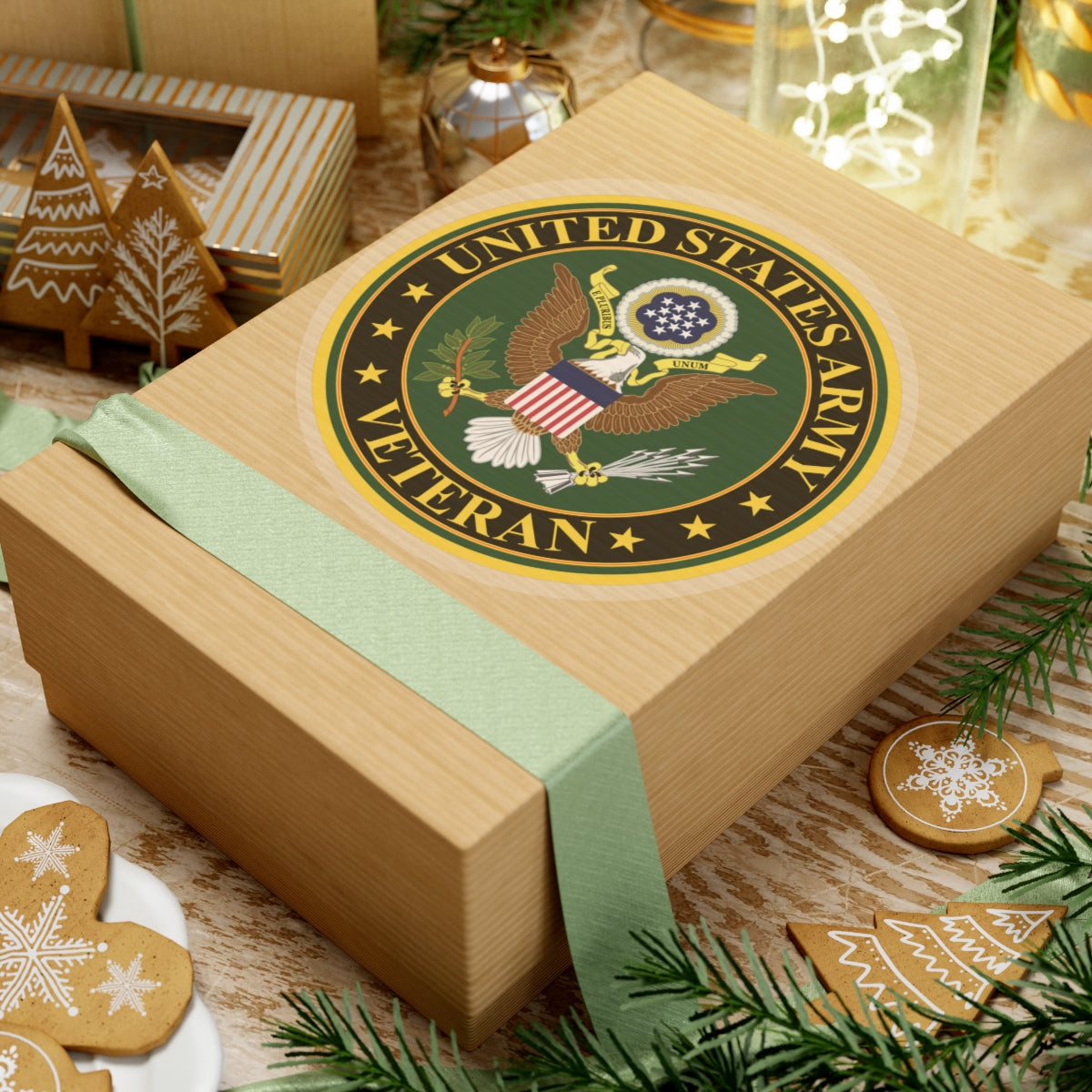 Kiss-Cut Stickers - US Army Veteran