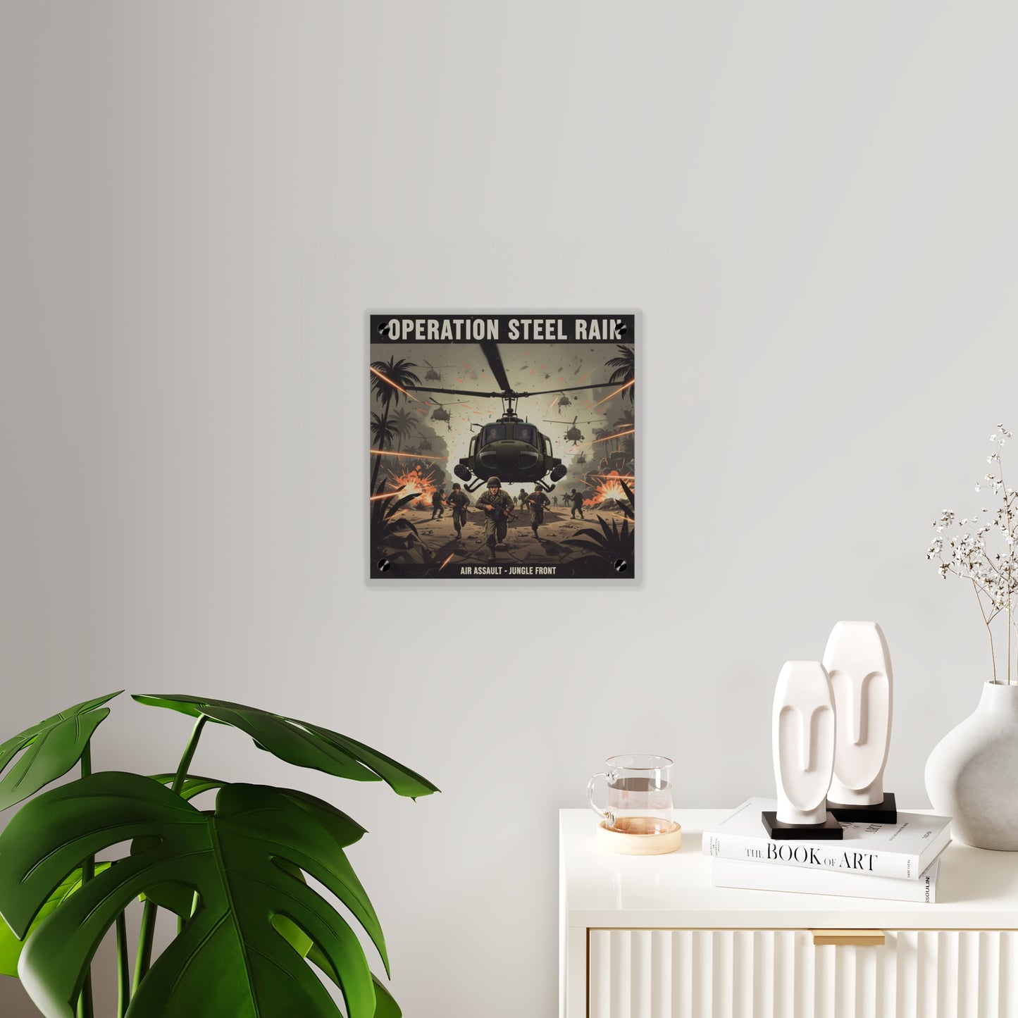 Acrylic Wall Art Panel - Air Assault - Vietnam - Operation Steel Rain