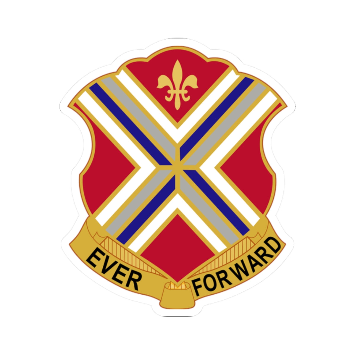 Kiss-Cut Stickers - 116th Infantry Regiment DUI wo Txt