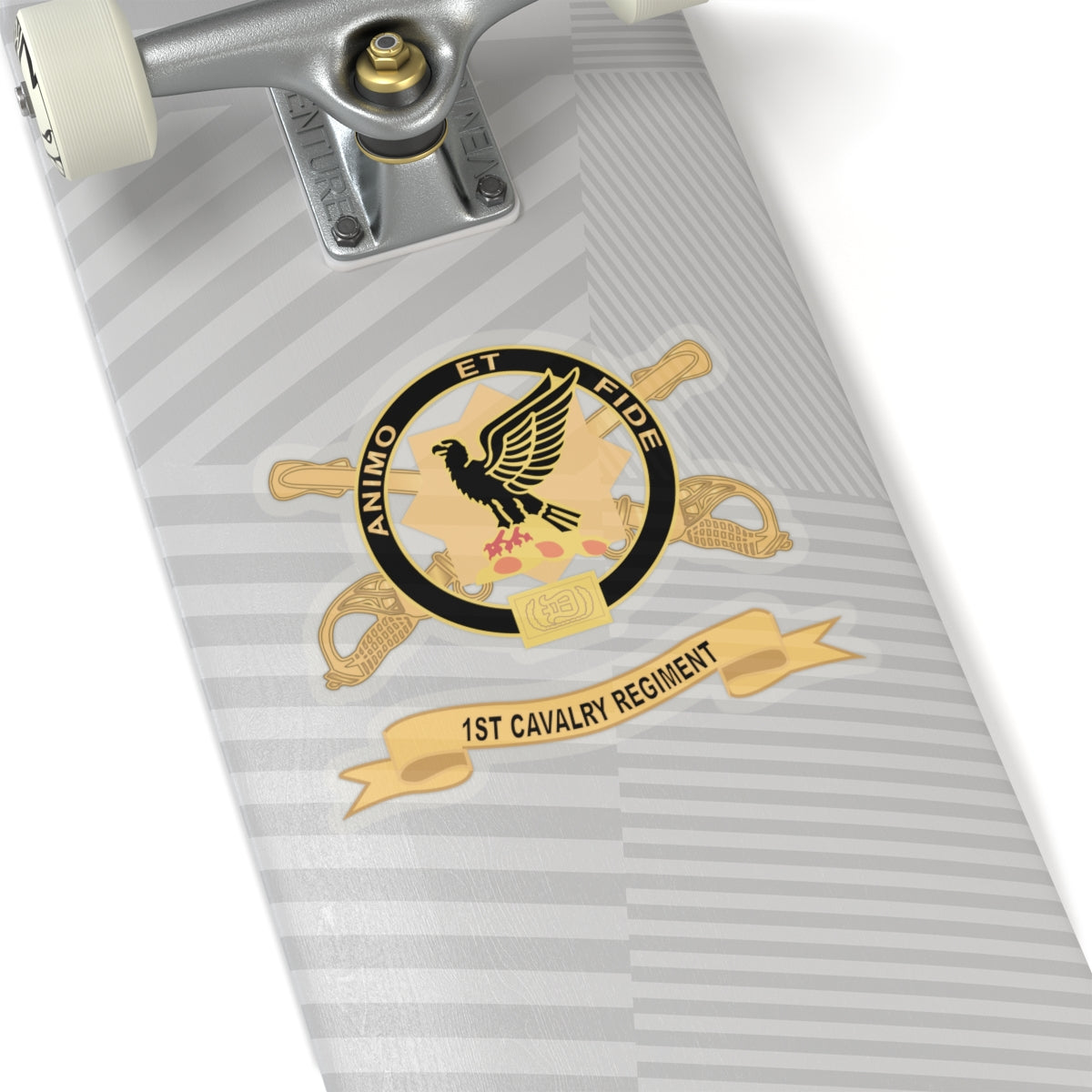 Kiss-Cut Stickers - 1st Cavalry Regiment w Br - Ribbon