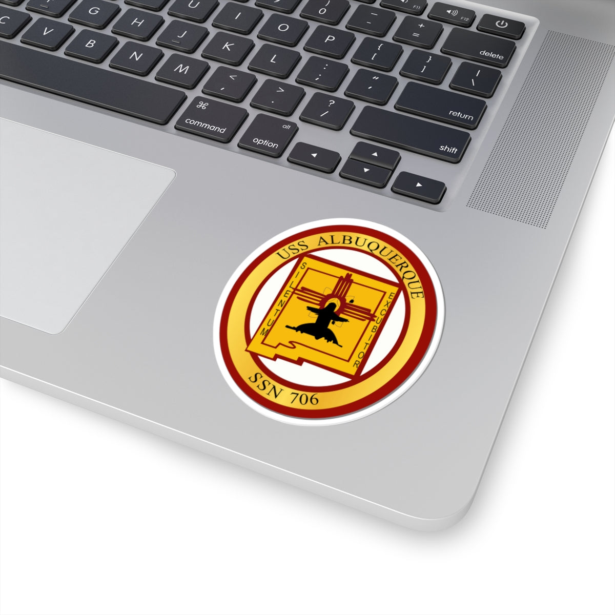 Kiss-Cut Stickers - Navy - USS Albuquerque (SSN-706) wo Txt