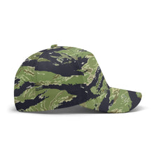 Load image into Gallery viewer, All-over Print Baseball Cap - Vietnam Tiger Stripe
