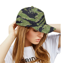 Load image into Gallery viewer, All-over Print Baseball Cap - Vietnam Tiger Stripe
