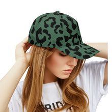 Load image into Gallery viewer, All-over Print Baseball Cap - Leopard Camouflage - Green-Black
