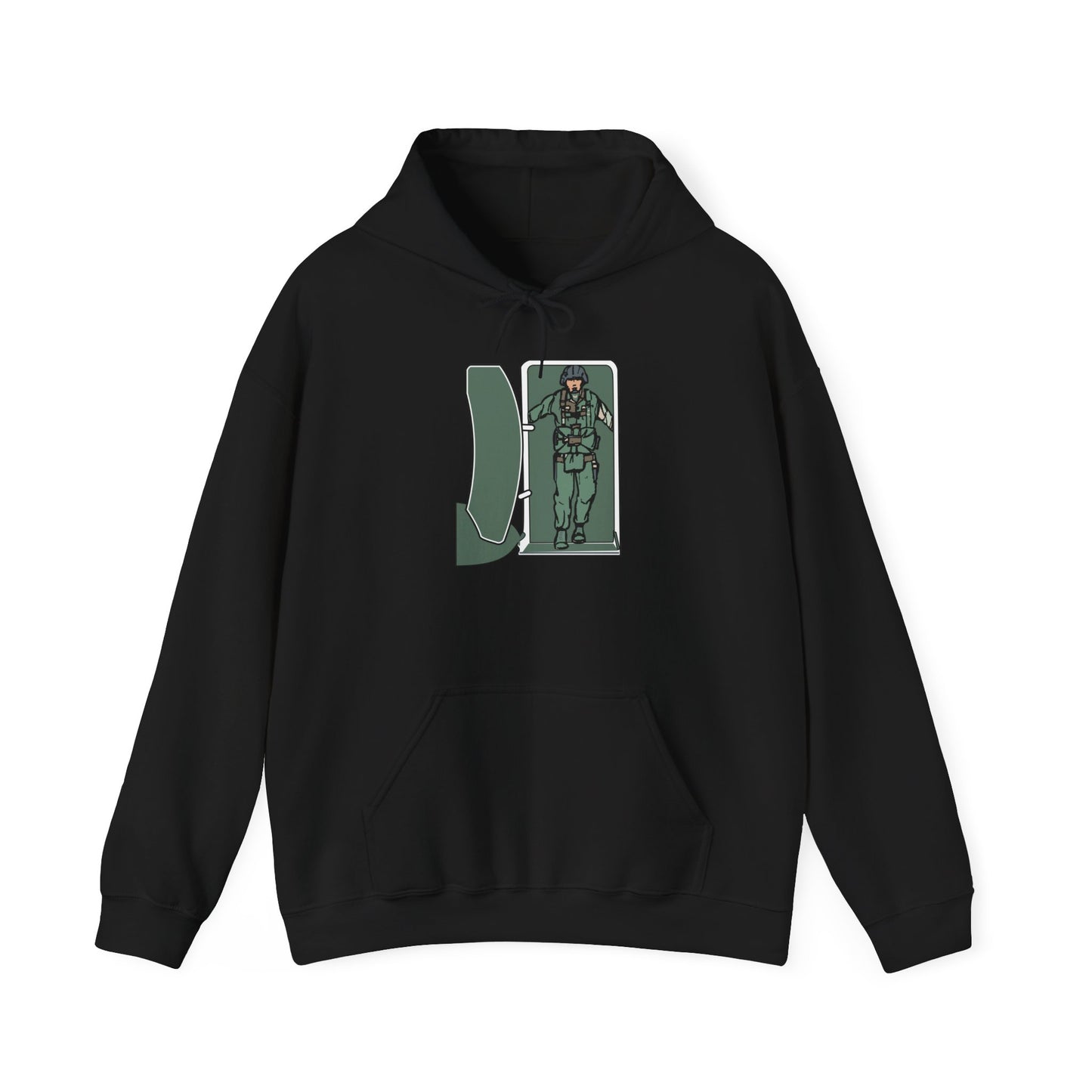Unisex Heavy Blend Hooded Sweatshirt - Airborne - JM Door Check X 300