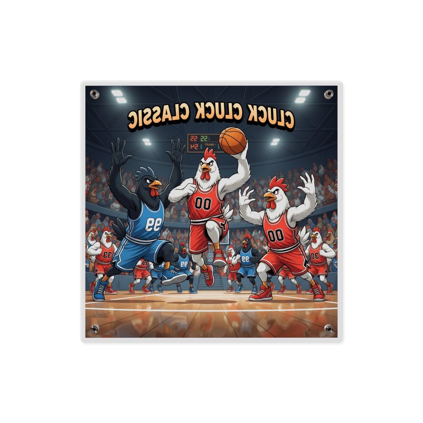 Acrylic Wall Art Panel - Chicken Classic