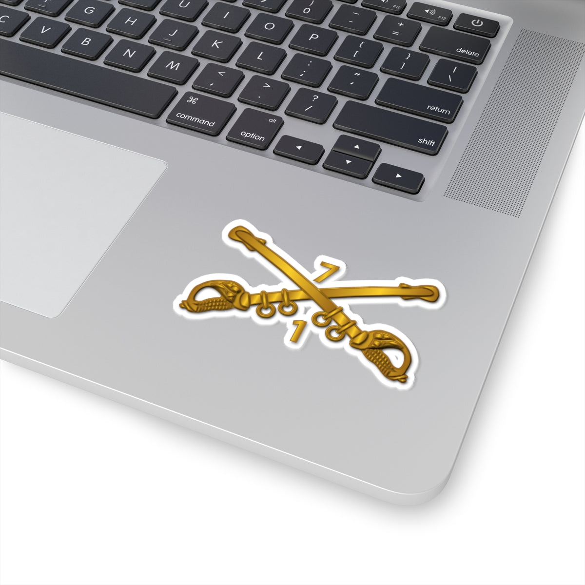 Kiss-Cut Stickers - 1st Bn 7th Cavalry Branch wo Txt