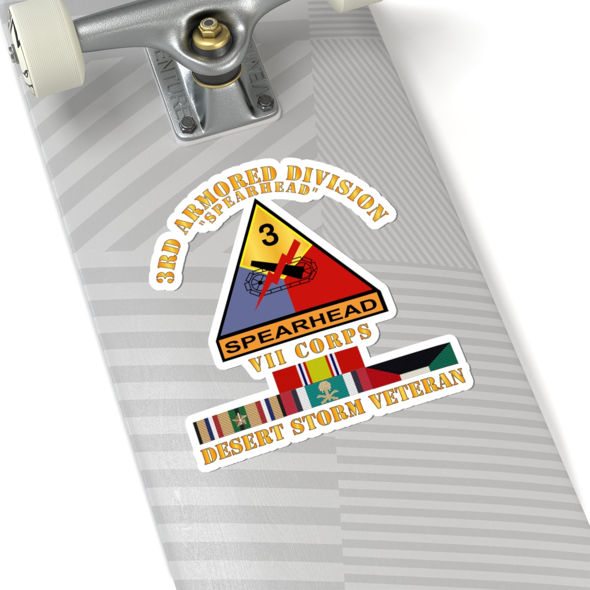 Kiss-Cut Stickers - 3rd Armored Div - VII Corps - Desert Storm Veteran