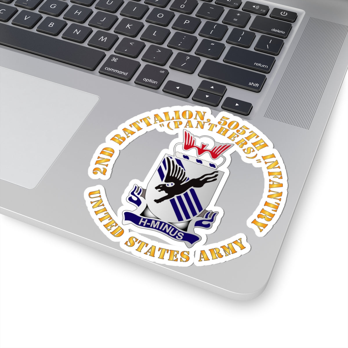 Kiss-Cut Stickers - 2nd Bn, 505th Infantry Regiment - Panthers - DUI X 300