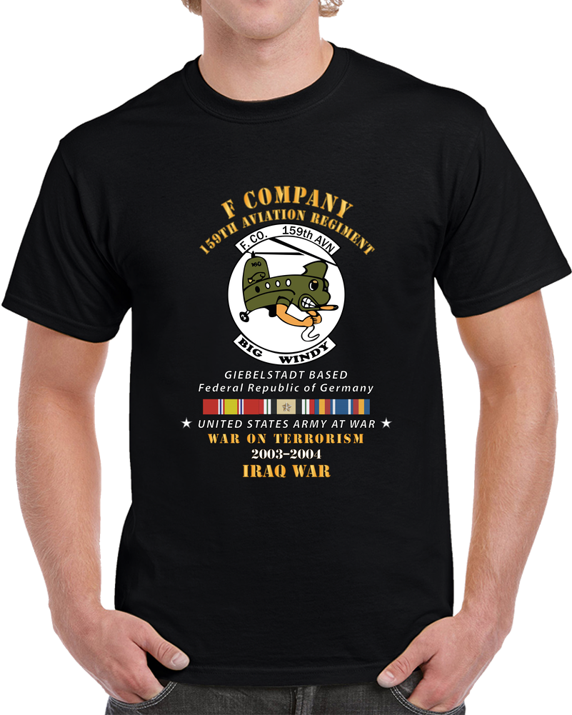 F Company, 159th Aviation Regiment - Based Giebelstadt, Germany, War On Terrorism - Iraq War 2003-2004 X 300 Classic T Shirt, Crewneck Sweatshirt, Hoodie, Long Sleeve