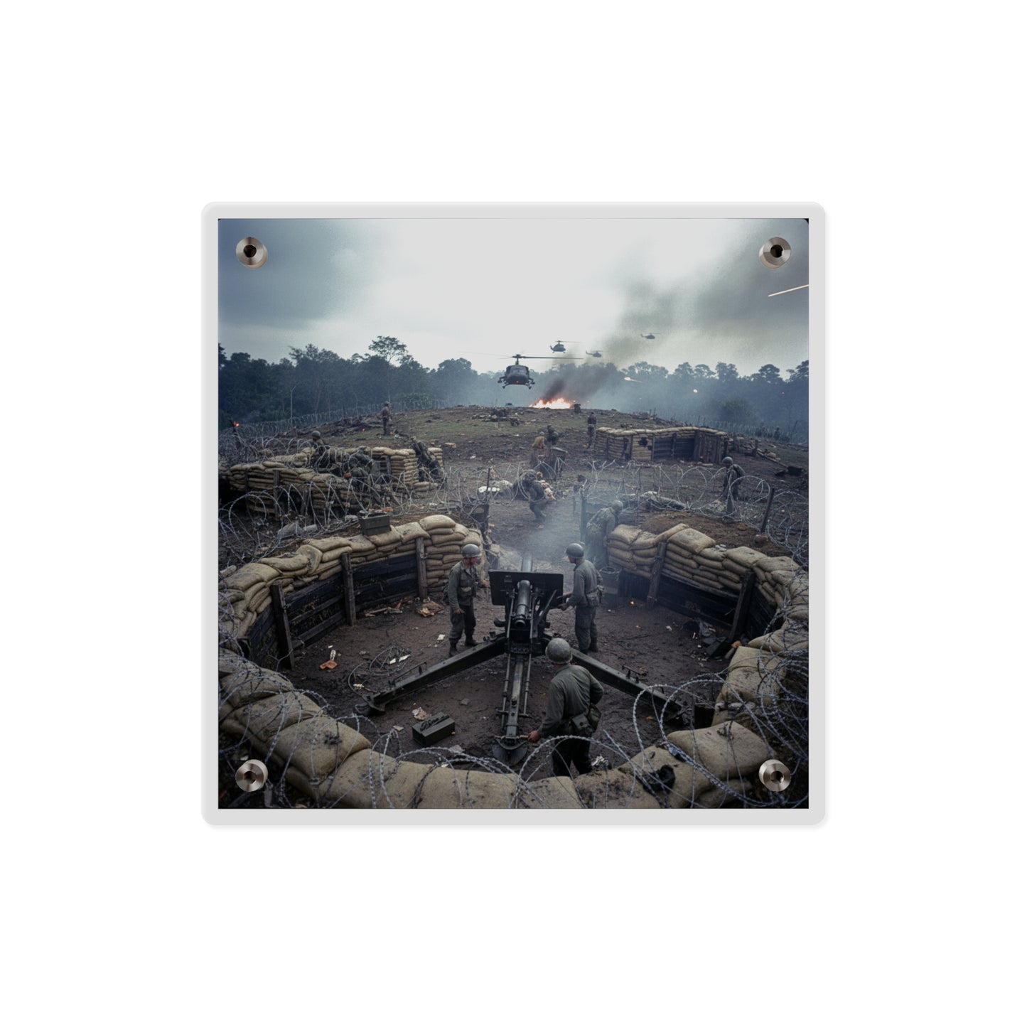 Acrylic Wall Art Panel - FSB Ripcord Siege - 1970