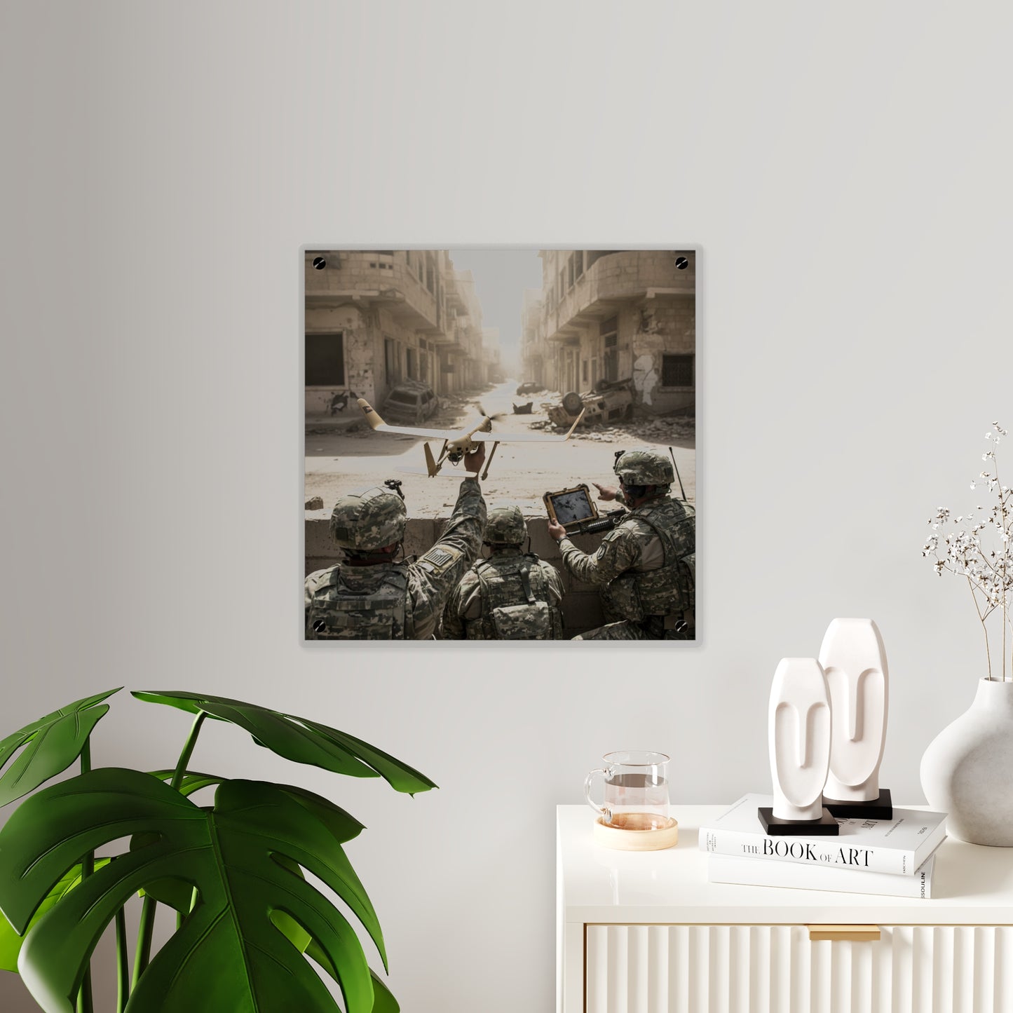 Acrylic Wall Art Panel - UAV Raven in Iraq war