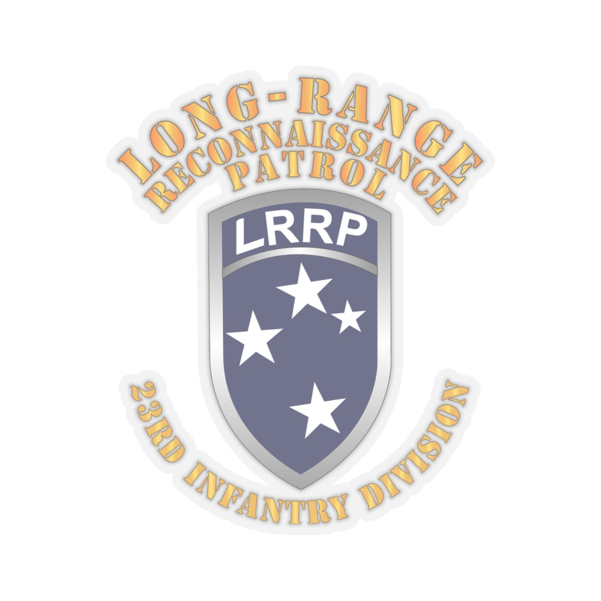 Kiss-Cut Stickers - SOF - 23rd ID - LRRP