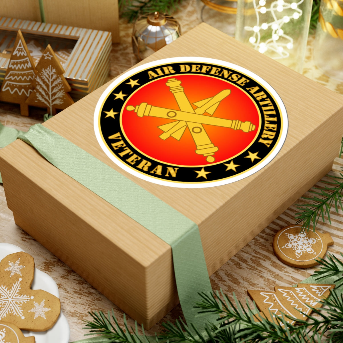 Kiss-Cut Stickers - Air Defense Artillery Veteran