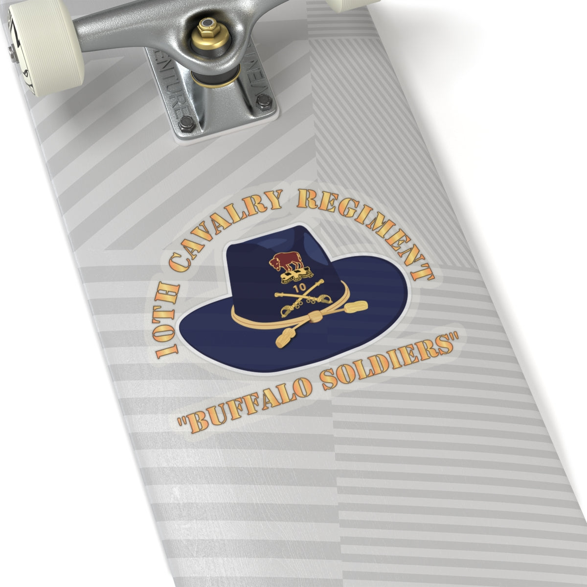 Kiss-Cut Stickers - 10th Cavalry Regiment w Cav - Buffalo Soldiers