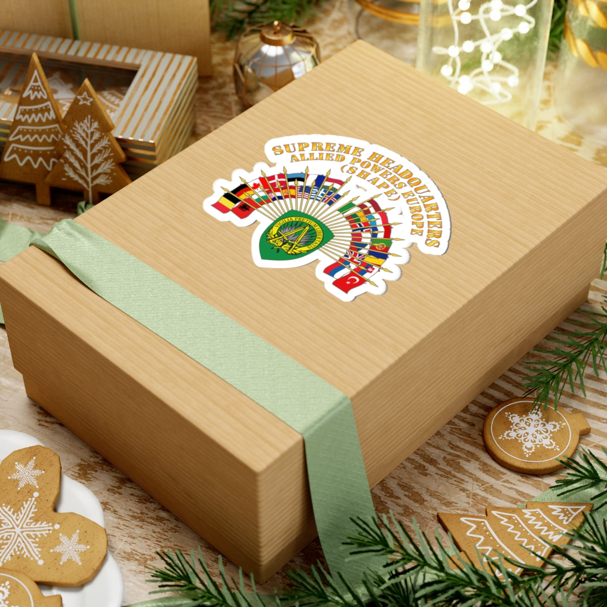 Kiss-Cut Stickers - COA - Supreme Headquarters Allied Powers Europe X 300