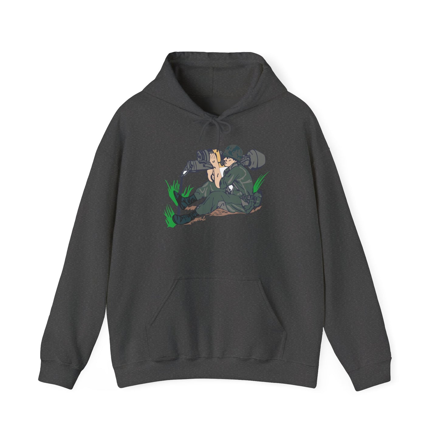 Unisex Heavy Blend Hooded Sweatshirt - Anti Armor M47 Dragon X 300