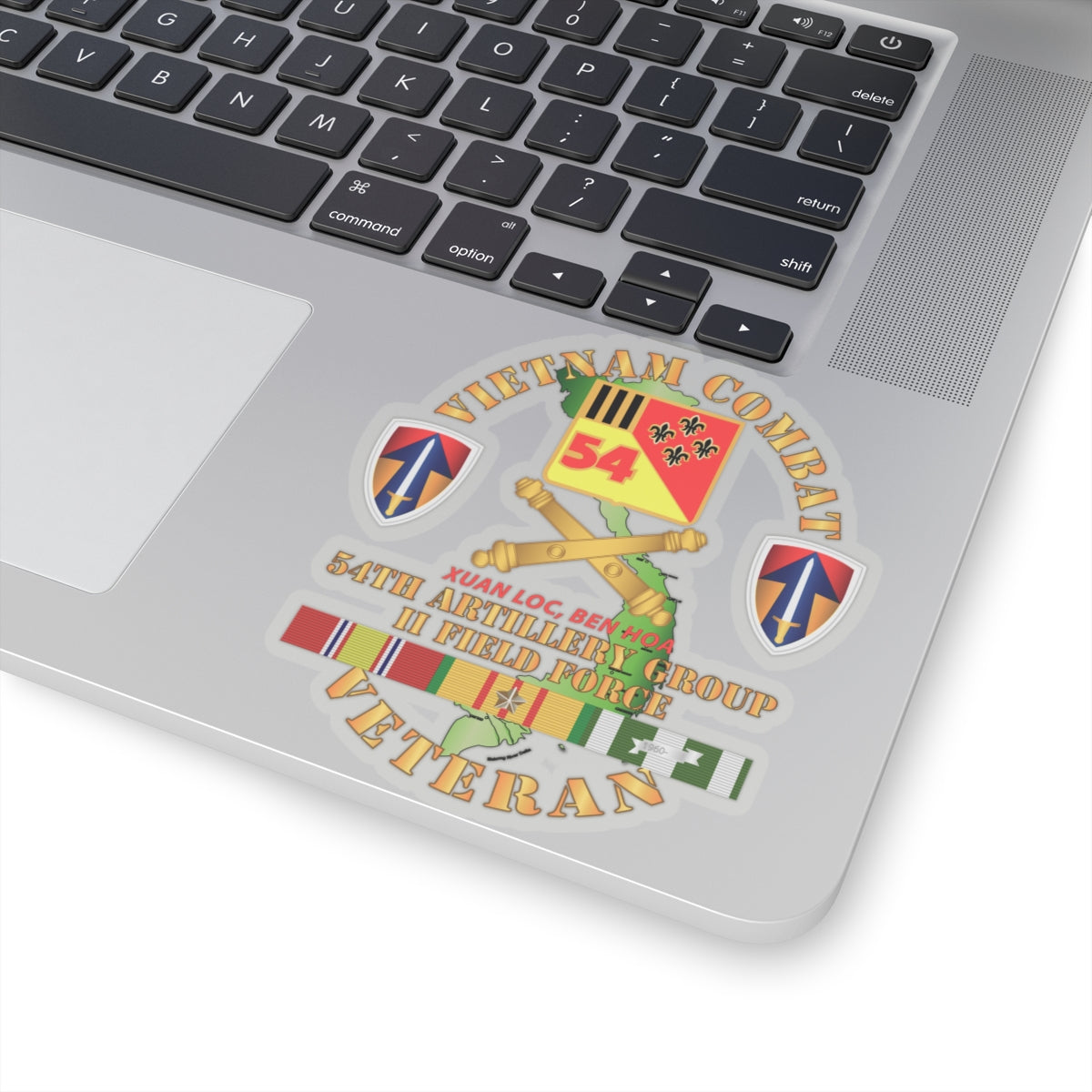 Kiss-Cut Stickers - Vietnam Combat Vet - 54th Artillery Group - II Field Force w VN SVC X 300