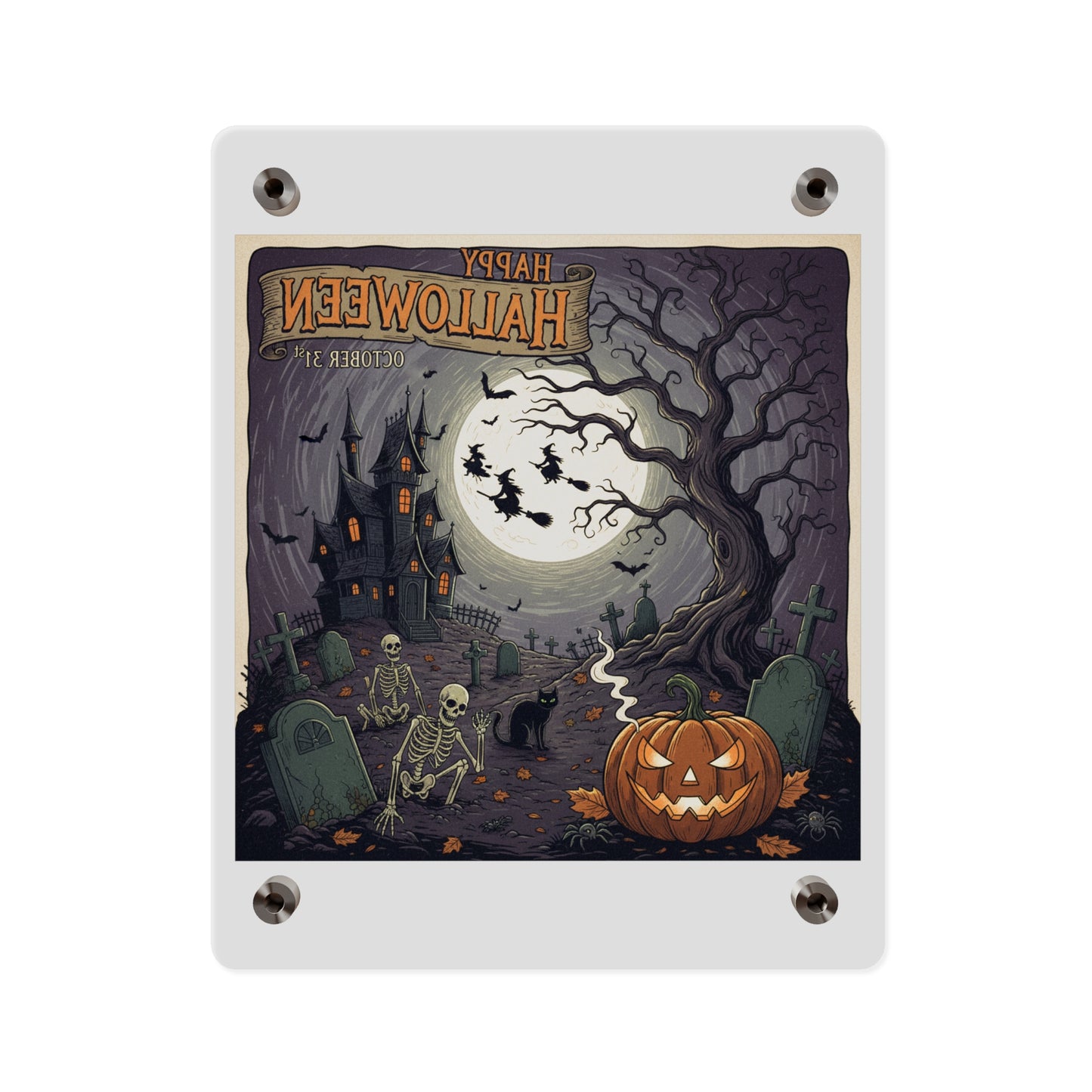 Acrylic Wall Art Panel - Halloween