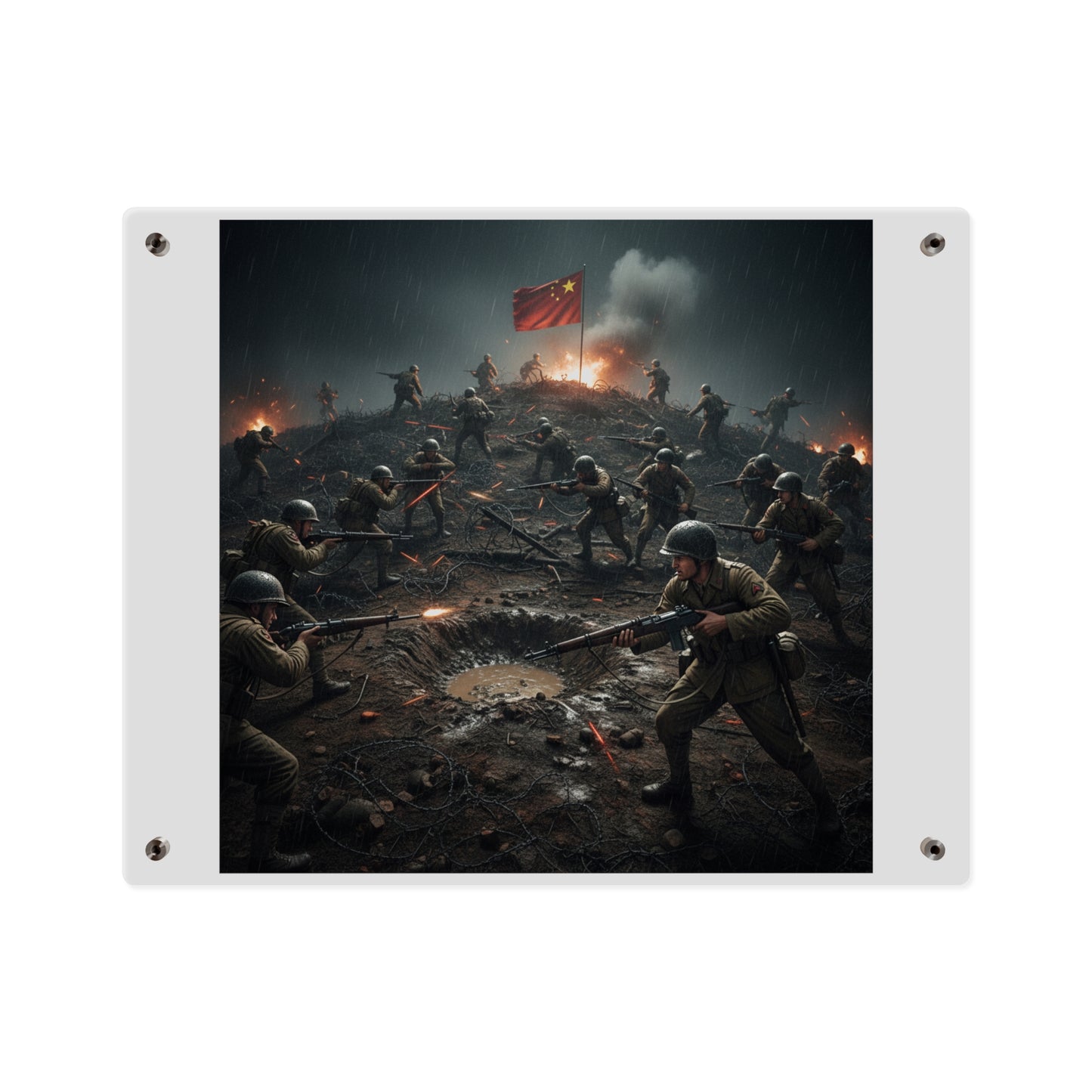 Acrylic Wall Art Panel - PorkChop Hill - Korean War