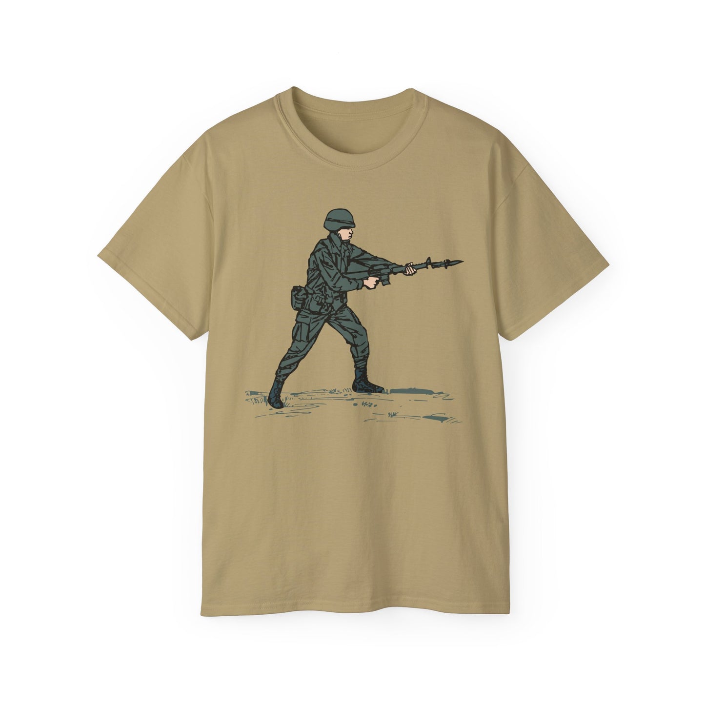 Unisex Ultra Cotton Tee - Bayonet Training-Modified Thrust X 300