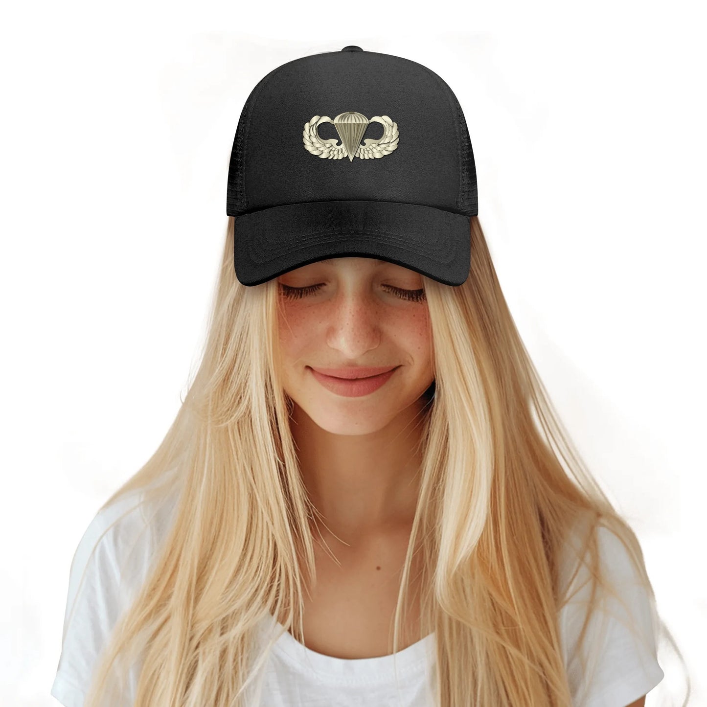 Breathable Mesh Baseball Cap Summer Hat with Front Printed