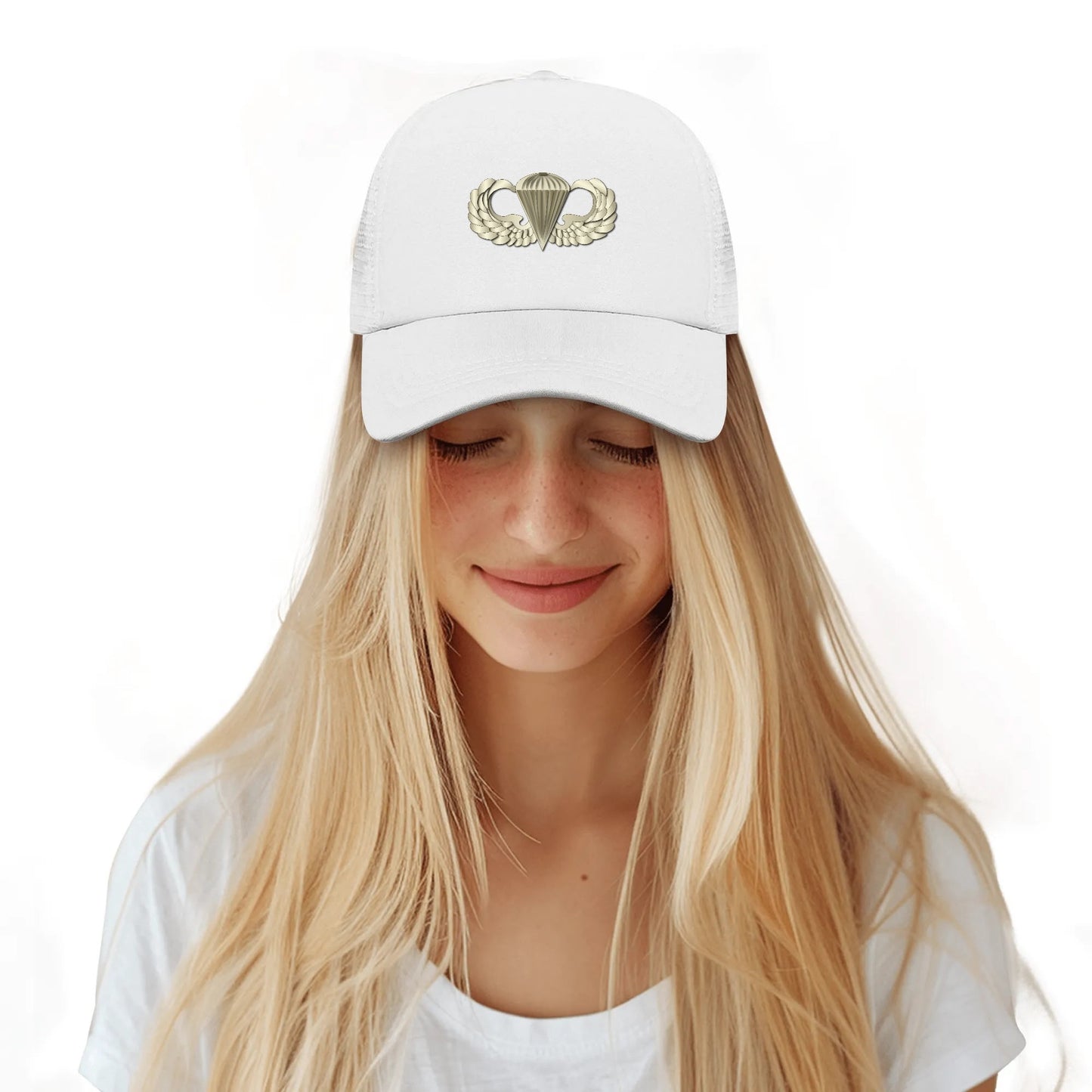 Breathable Mesh Baseball Cap Summer Hat with Front Printed