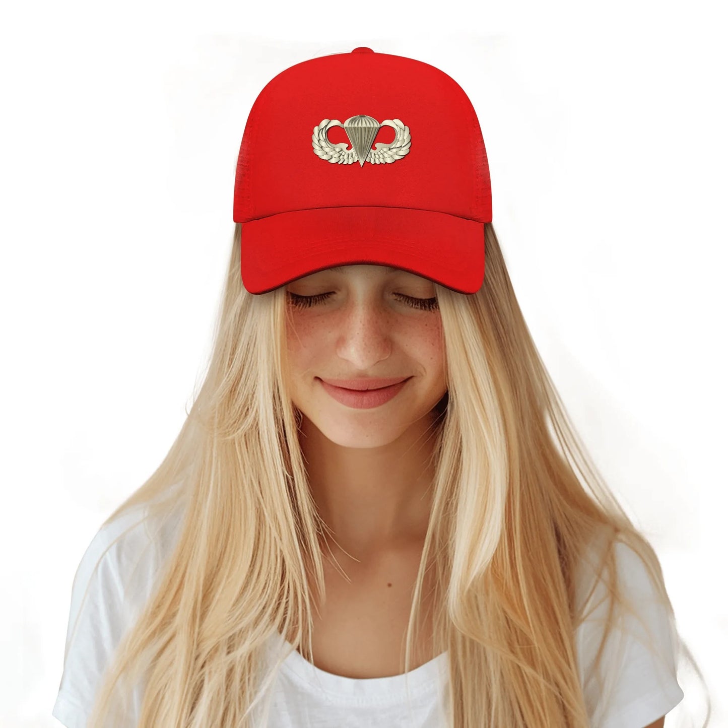 Breathable Mesh Baseball Cap Summer Hat with Front Printed