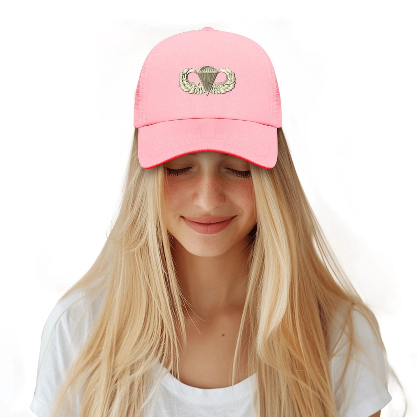 Breathable Mesh Baseball Cap Summer Hat with Front Printed